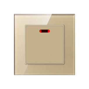 Tempered Glass Socket F71B-20A switch-Gold